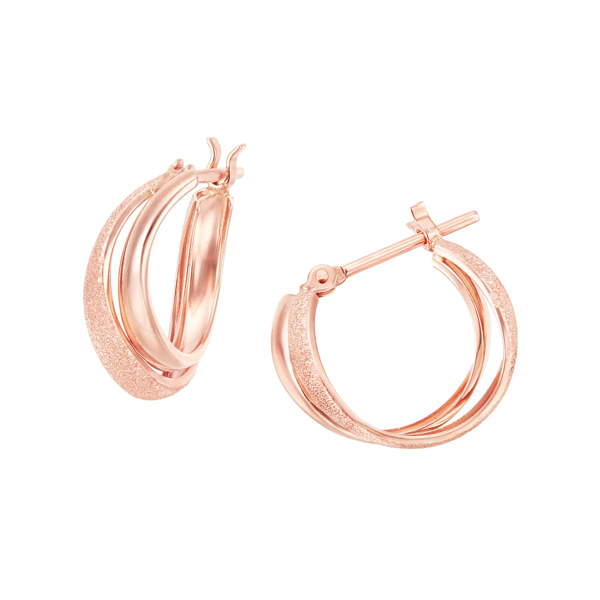 K10ピンクゴールドダイヤモンドピアス(RPE147-002)|TSUTSUMI