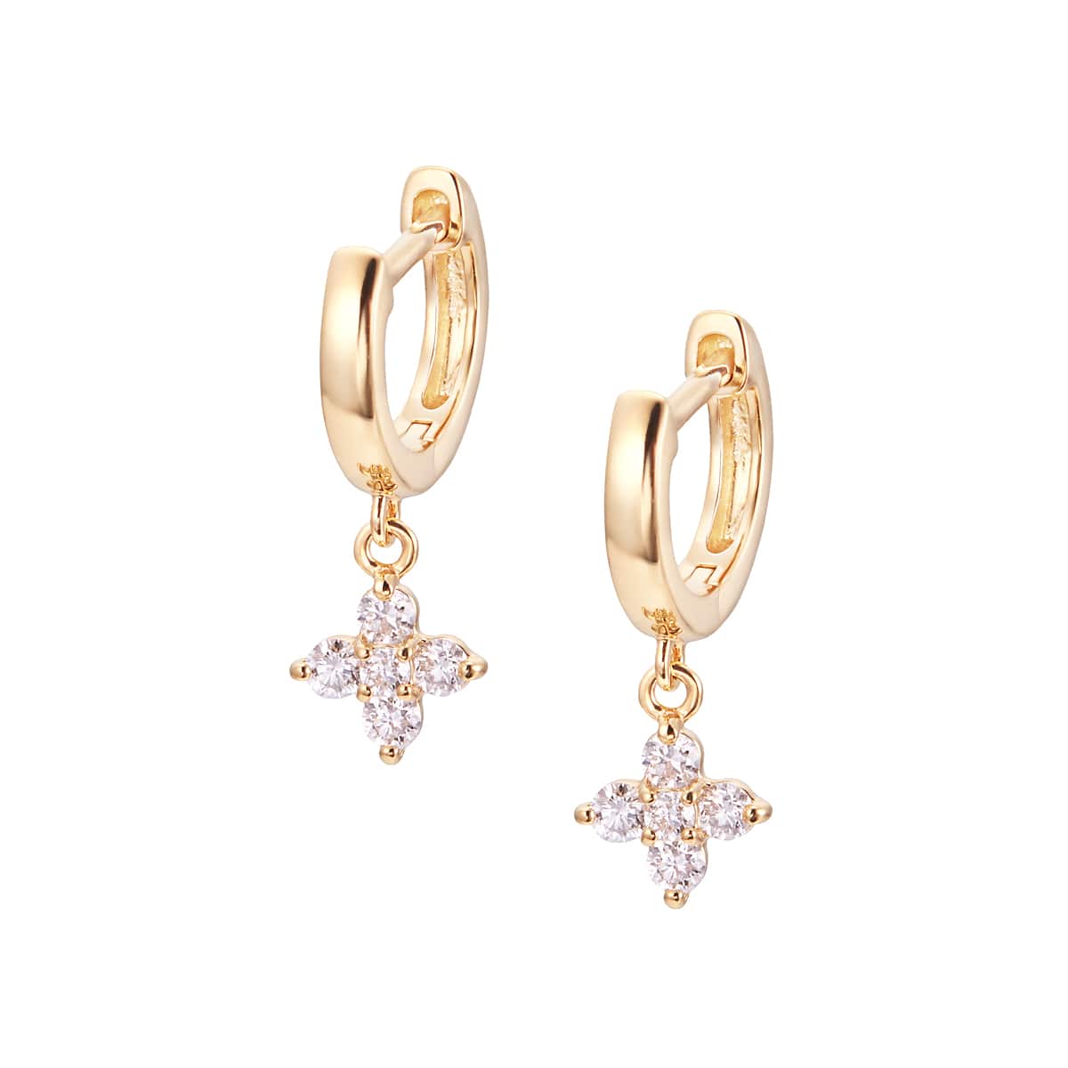 K18イエローゴールドダイヤモンドピアス(RPE444-002)|TSUTSUMI