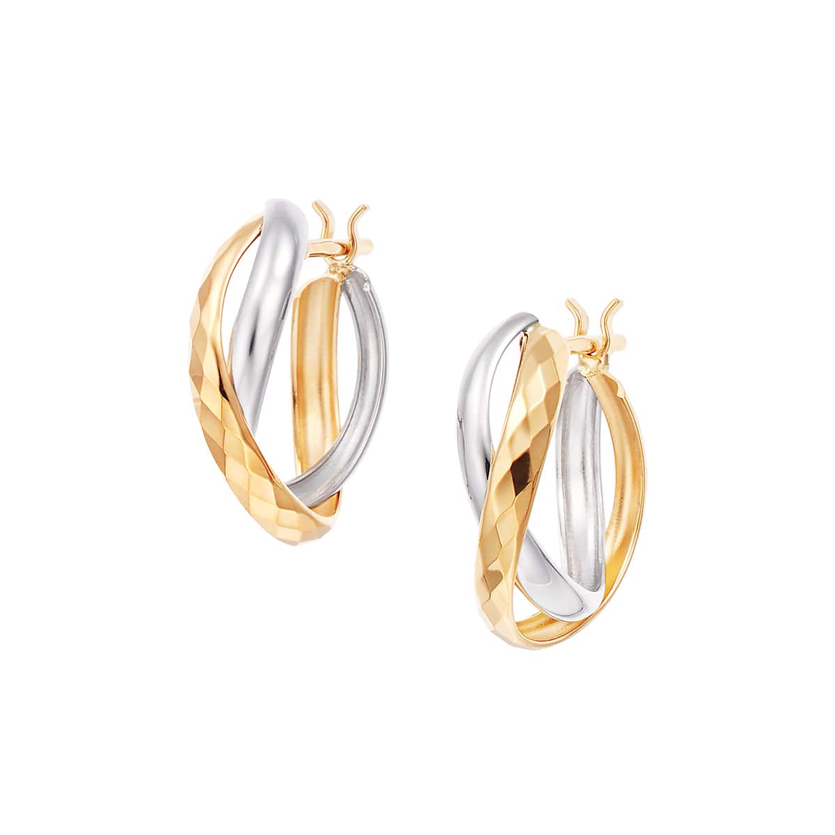 K10イエローゴールド/K10ホワイトゴールドピアス(RPE984-001)|TSUTSUMI