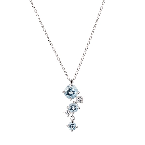 K10ピンクゴールドモルガナイトネックレス(RPN074-002)|TSUTSUMI