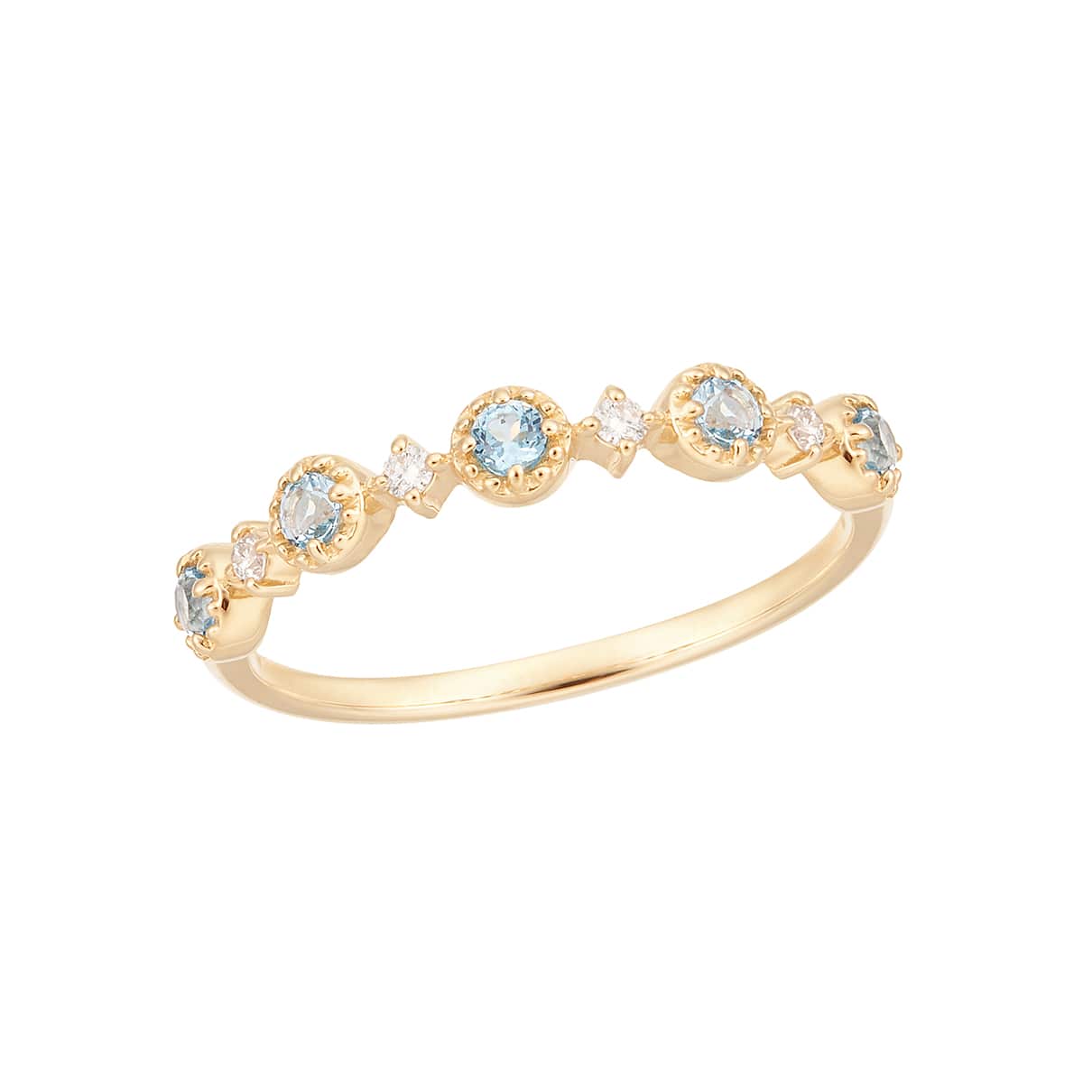 K10イエローゴールドブルートパーズリング(RFR346-002)|TSUTSUMI