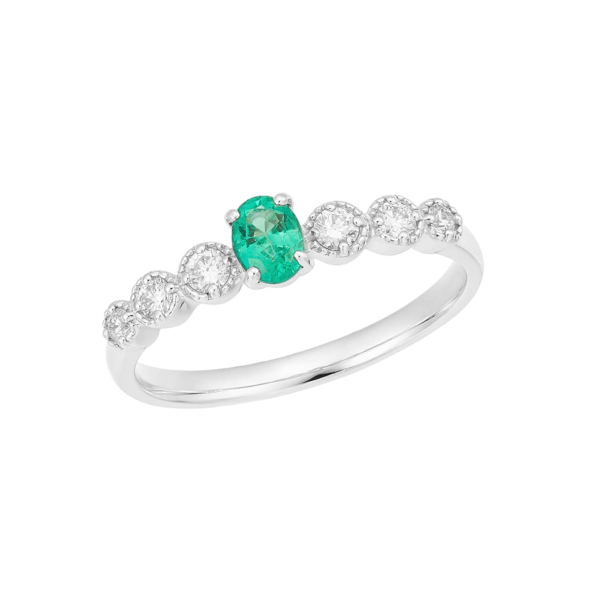 プラチナエメラルドリング(RFR090-002)|TSUTSUMI（ジュエリーツツミ