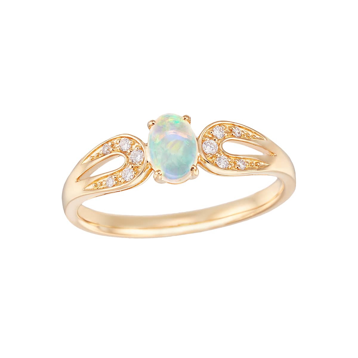 K18イエローゴールドオパールリング(RFR344-001)|TSUTSUMI（ジュエリー