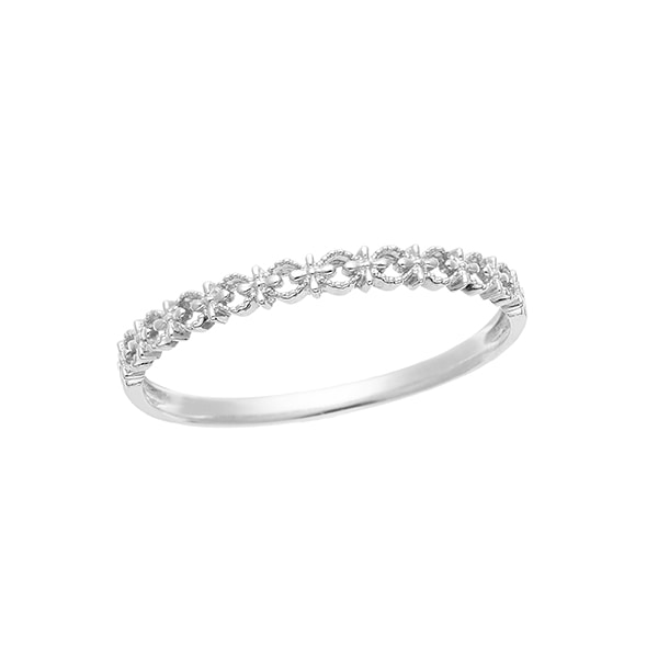 K10ホワイトゴールドダイヤモンドリング(RFR204-002)|TSUTSUMI