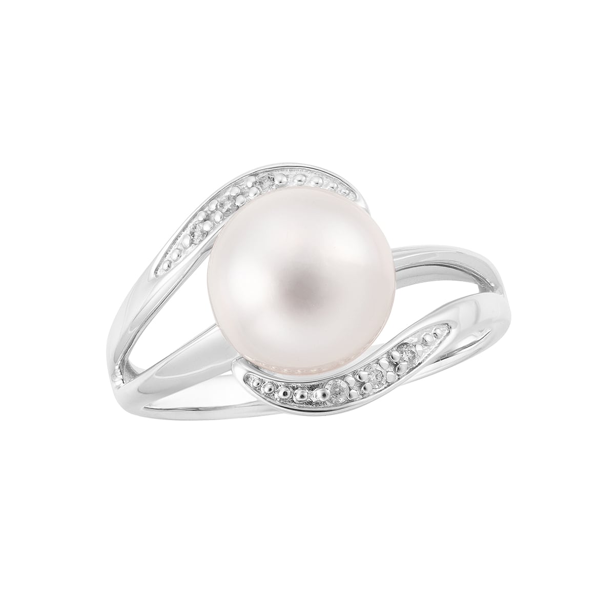 プラチナアコヤ真珠リング（8mm）(RFR097-001)|TSUTSUMI（ジュエリー