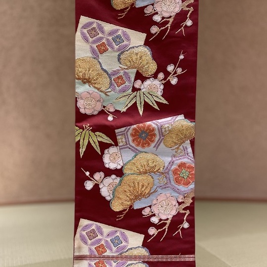 錦繍袋帯 松竹梅盛栄文 優雅なきもの つゞれ屋｜日本橋・銀座の振袖