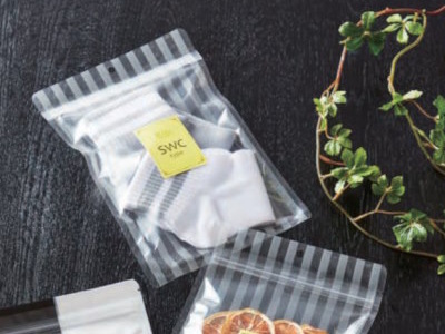 バリアー性 印刷 チャック付き三方袋