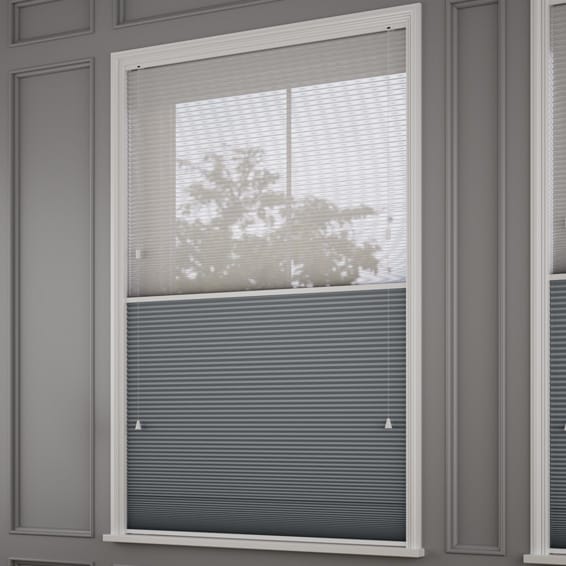 ツインハニカム シアースレートブルー ハニカムシェード