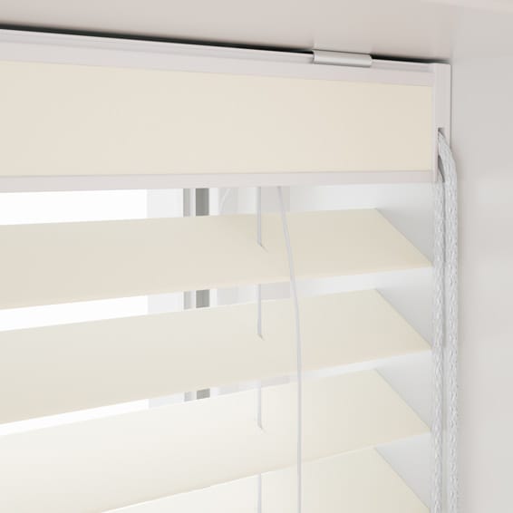 ラスティック ホワイト ウッドブラインド