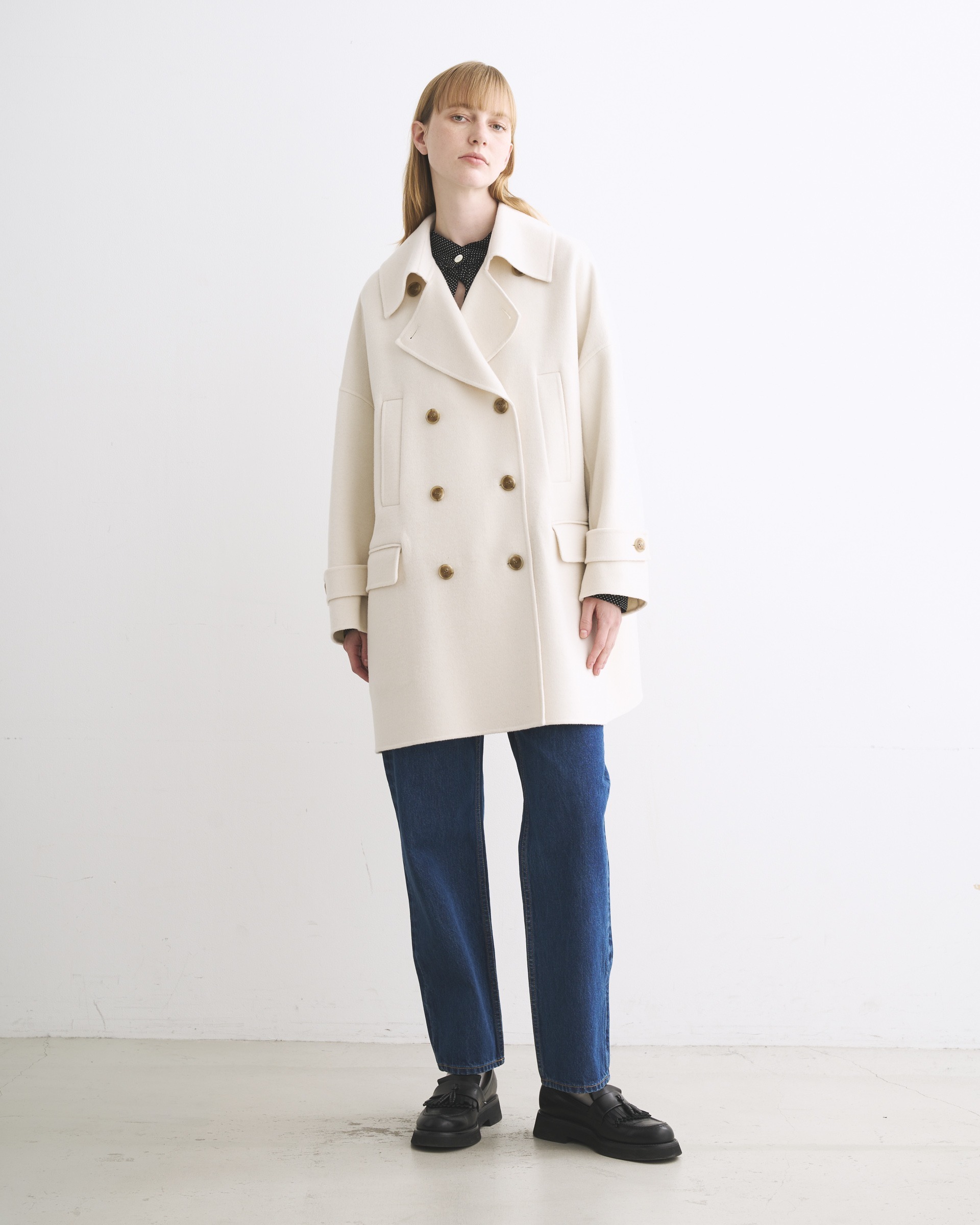 CONWY コンウィー｜ネイビー｜ウィメンズ｜コート｜Traditional