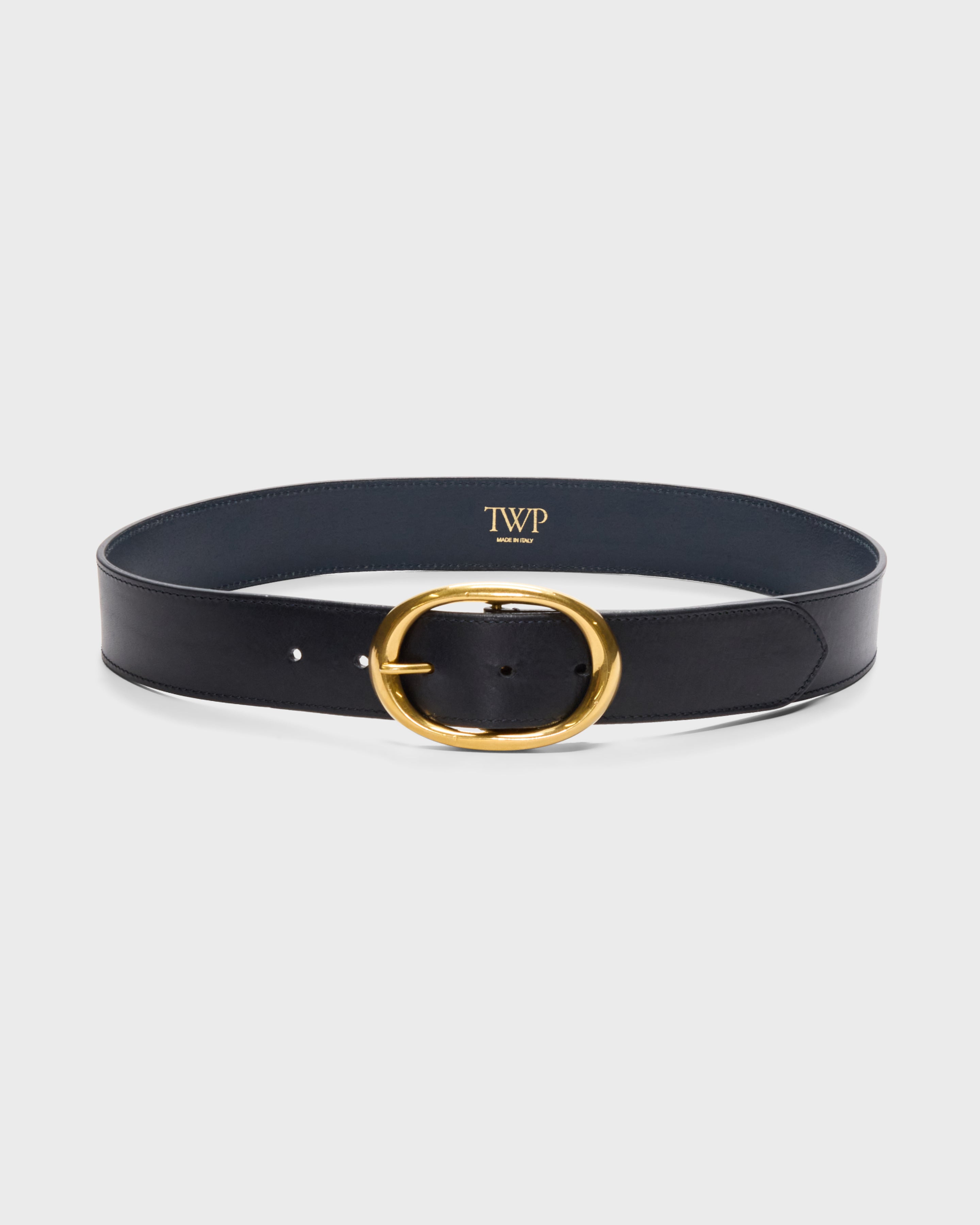 Dakota Wide Belt in Vachetta Leather | TWP