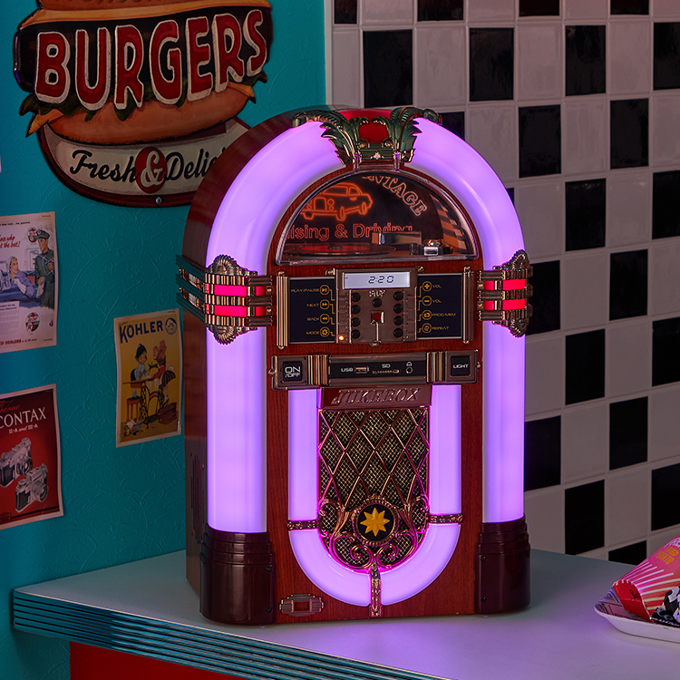 ジュークボックス型CDプレーヤー