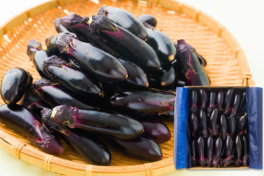 朝採り小なす約1kg(3Sサイズ・浅漬けの素付き)