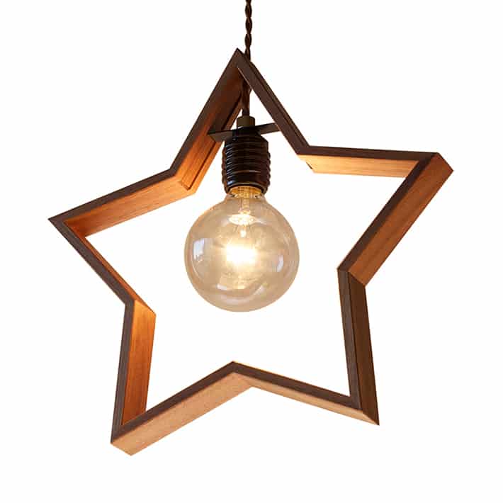 unico ウニコ ペンダントライト スター 星形 ブラウン 【公式通販】
