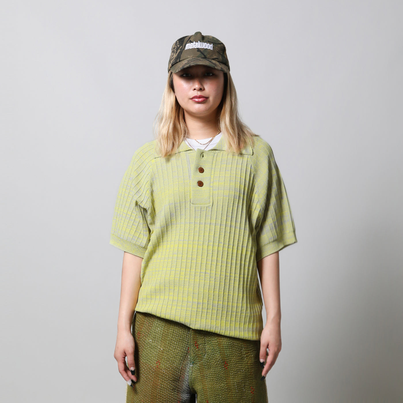 VISCOSERIBKNITPOLO｜FAF｜TOPS（トップス）｜【公式通販 UNION TOKYO