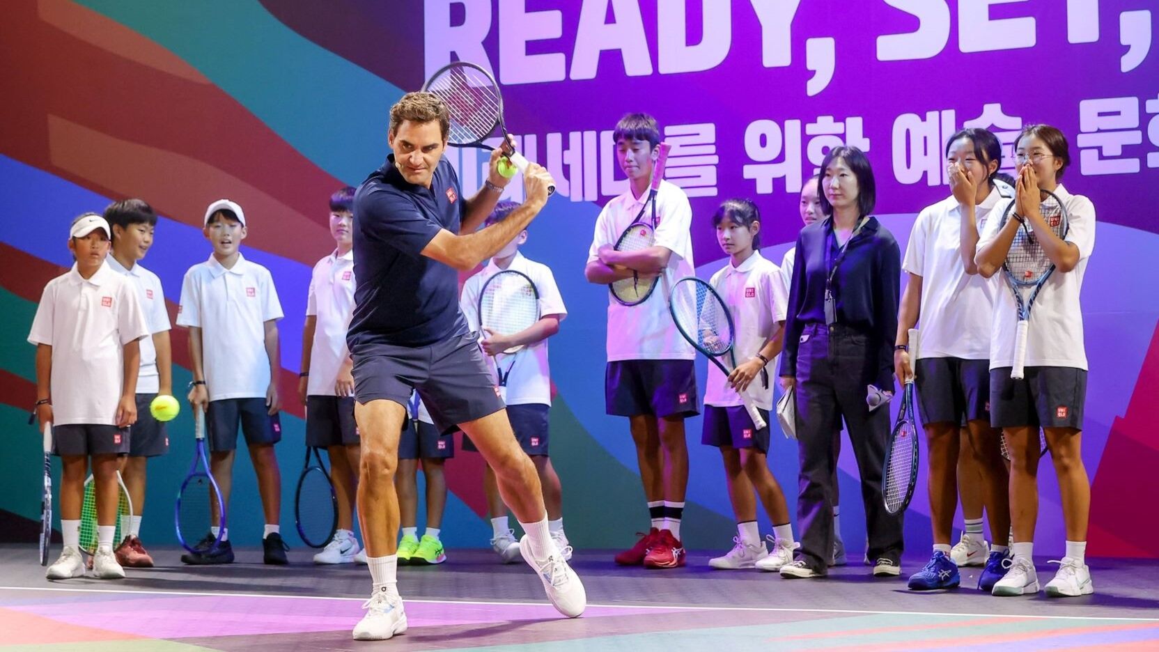 ロジャー・フェデラー氏とともに、次世代育成プロジェクト「Around the