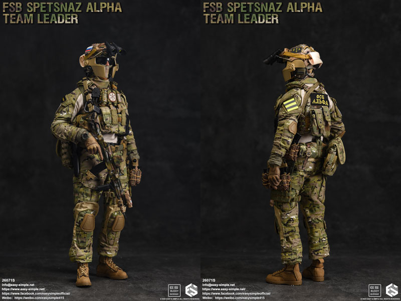 EASY&SIMPLE】26071S FSB ALPHA TEAM LEADER 1/6スケールミリタリー