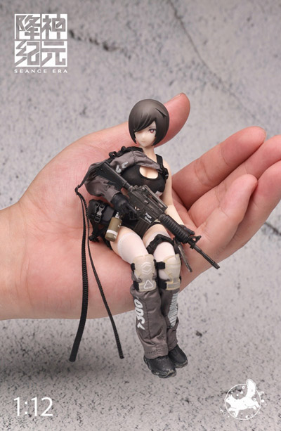 LYNXPULSE】SE001 1/12 降神紀元 ケルベロス 女性兵士 1/12スケール