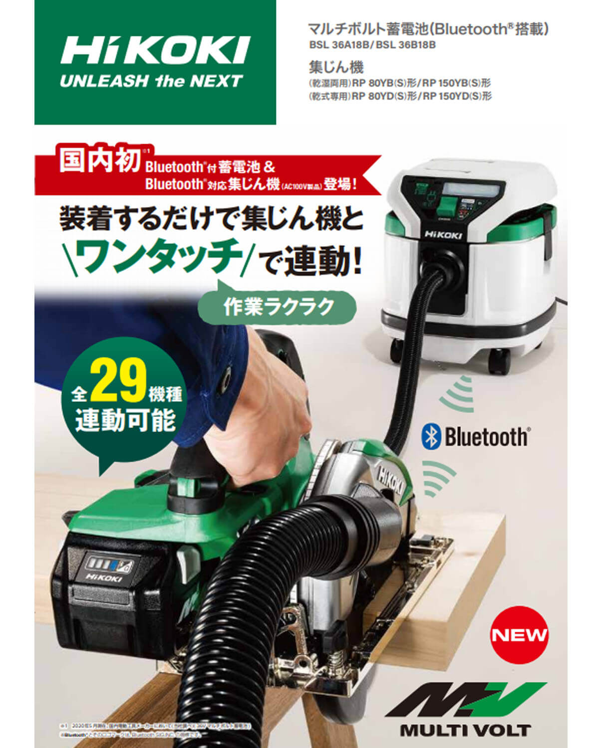 HiKOKI(日立工機)RP80YD(S) 電動工具用集じん機(Bluetooth対応) ウエダ