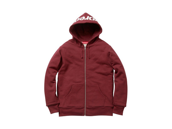 Supreme - Hood Logo Thermal Zip Up Hoodie - UG.SHAFT