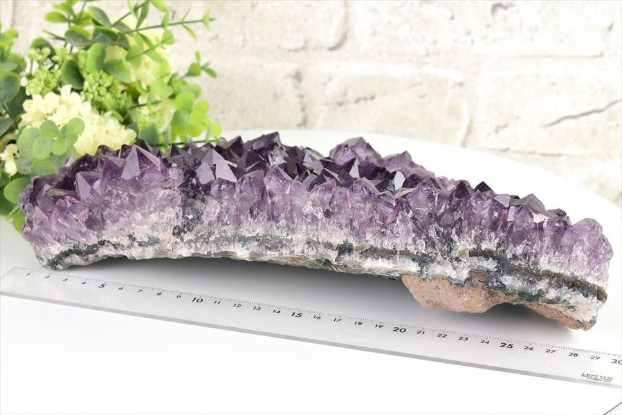 大きめサイズ アメジストクラスター 原石 ブラジル産｜アップストーン