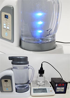 水素ガス吸入＋卓上型水素水生成器 ルルドハイドロフィクス Lourdes