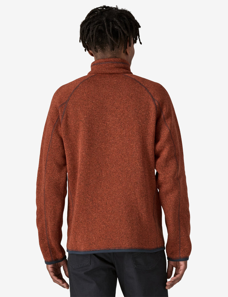 Patagonia Better Sweater 1/4 Zip - Burnished Red | Urban Excess