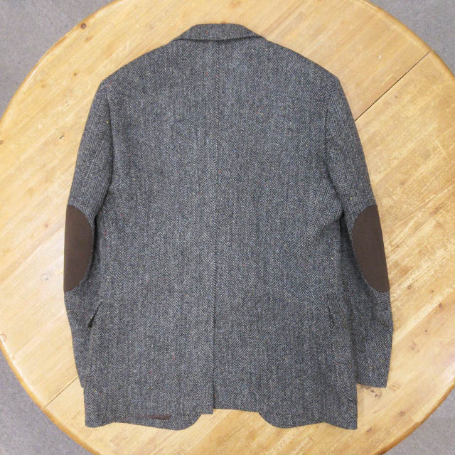 GINCHO オーダージャケット ハリスツイードエルボーパッチ仕様 GINCHO