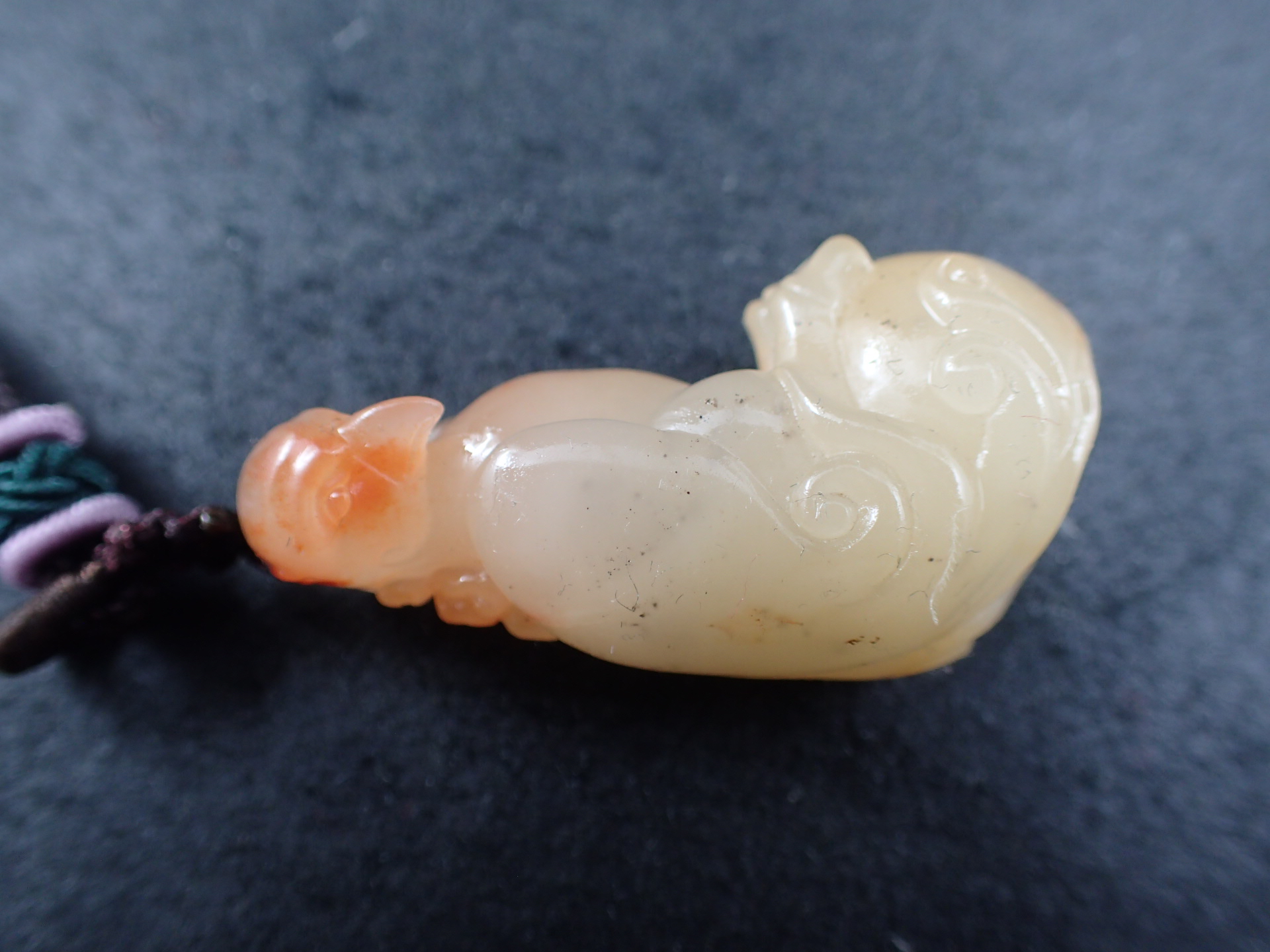 最高品質火鳥彫刻 ペンダントトップ（ネックレスの紐付き） 寿山石