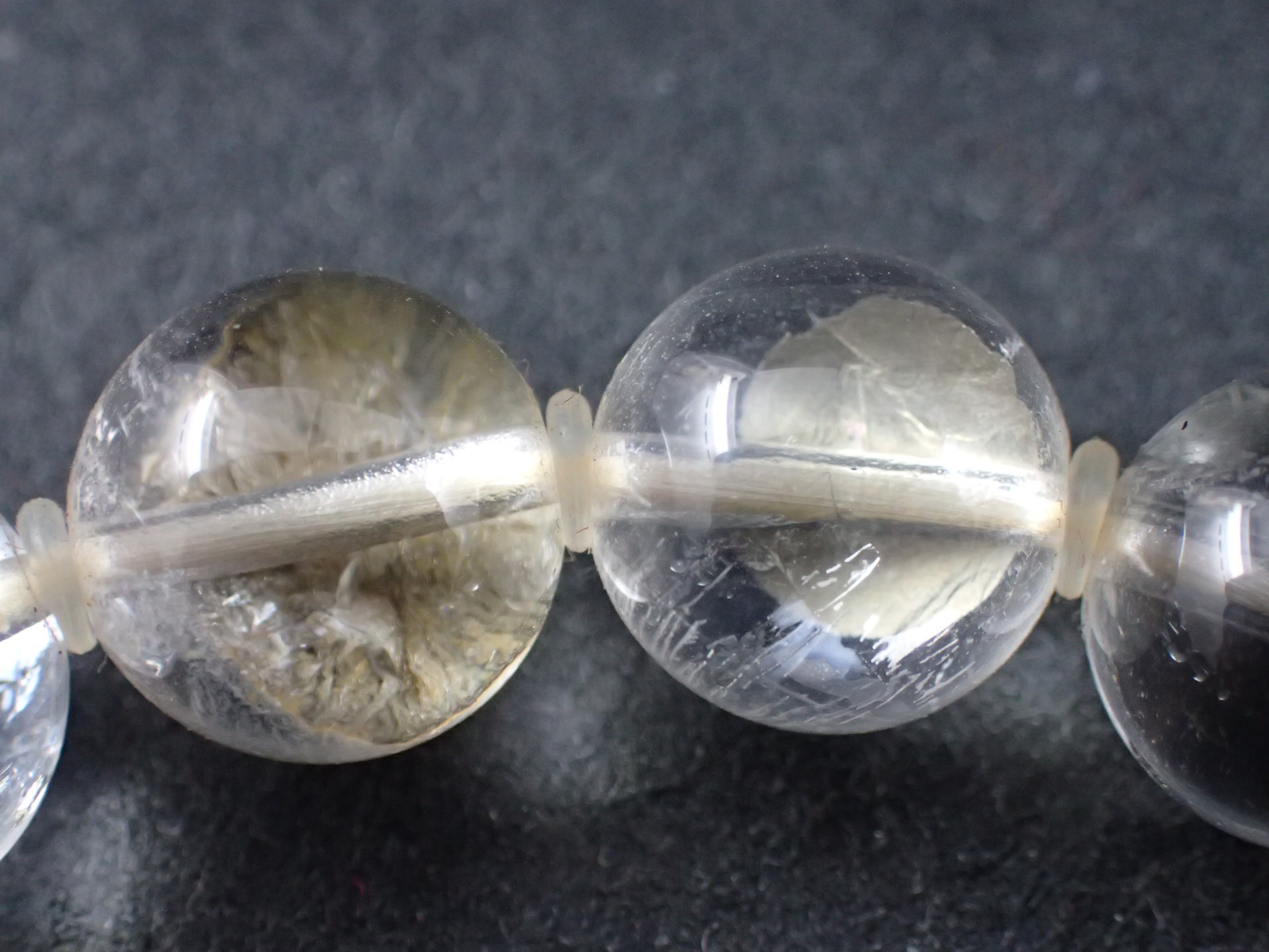 最高品質パイライトインクォーツ ブレスレット ブラジル産 ｜石の販売