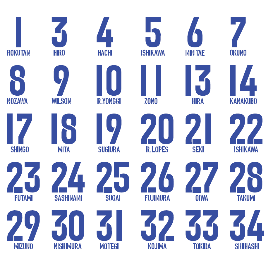 バックナンバー2016 | 『VEGALTA×adidasオリジナルネーム＆ナンバー