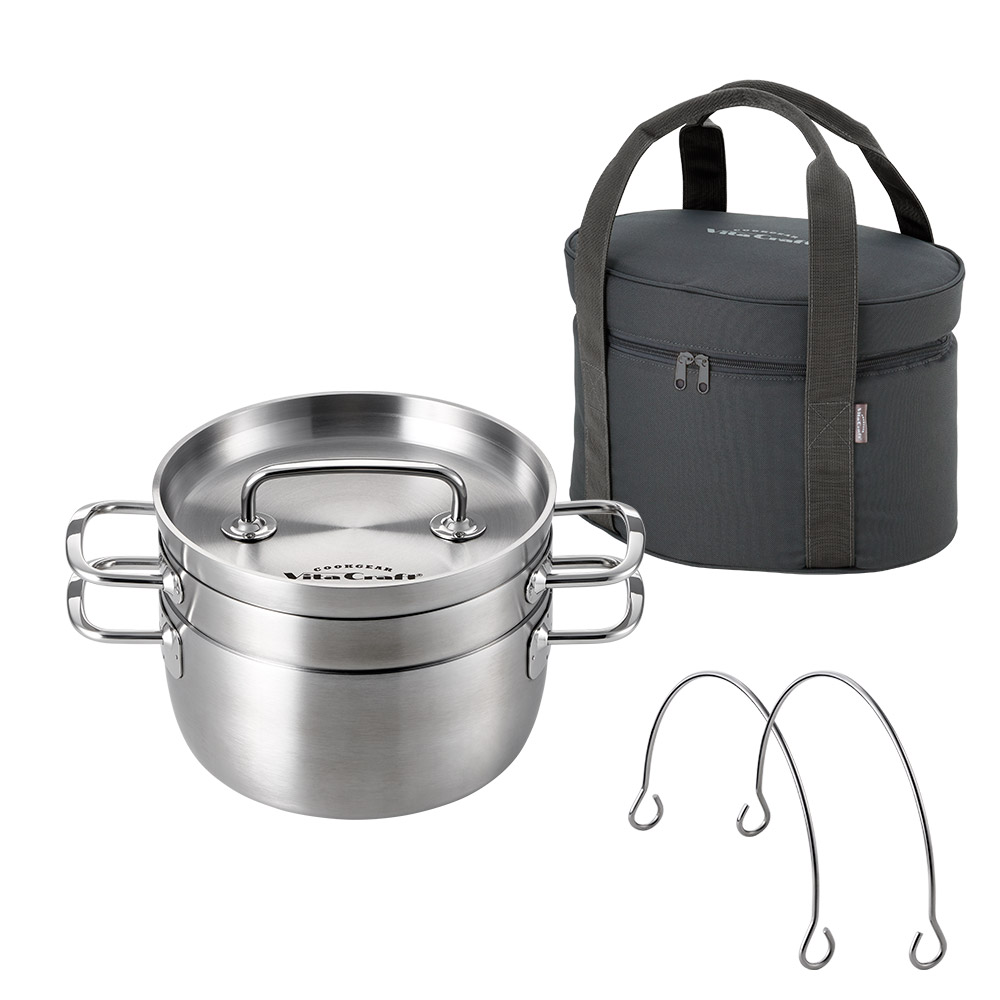 ステンレスダッチオーブンW 8インチ 特別セット | ビタクラフト