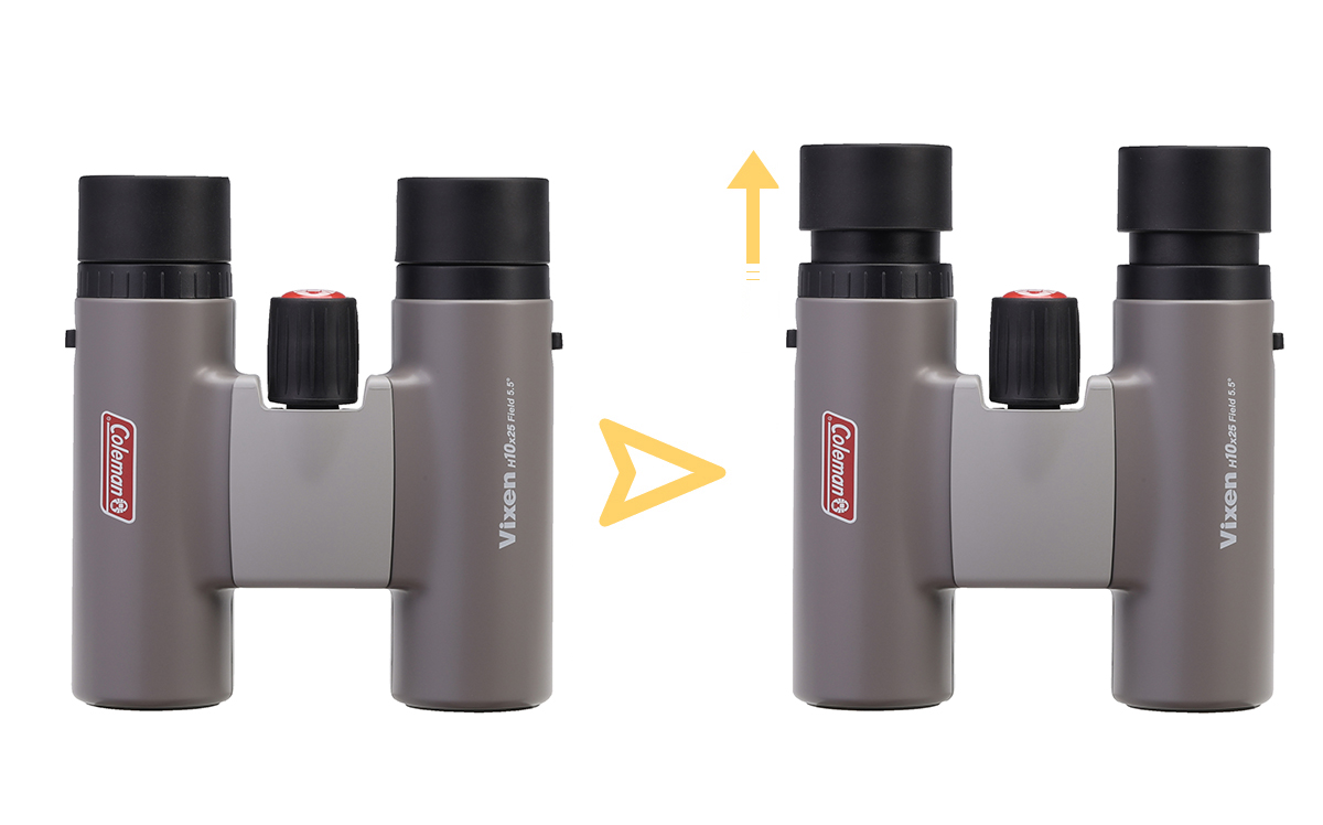 Vixen 双眼鏡 コールマン H10×25（スモーキーグレー） | ビクセン