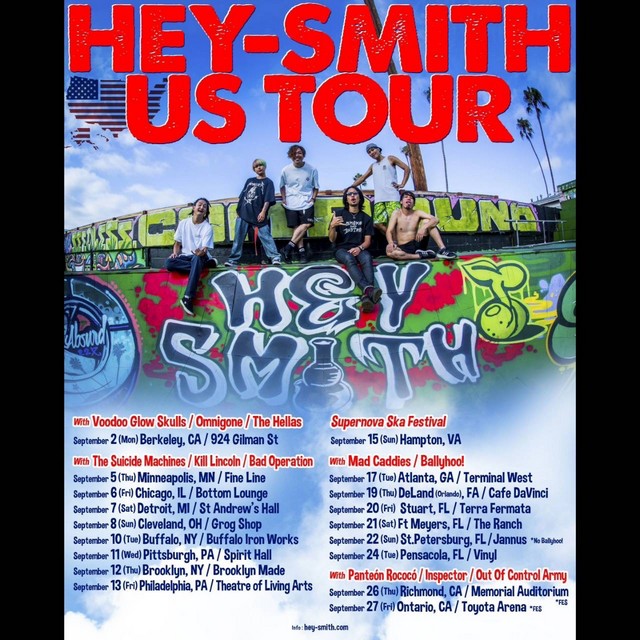 HEY-SMITH「Rest In Punk World Edition」の海外展開及び