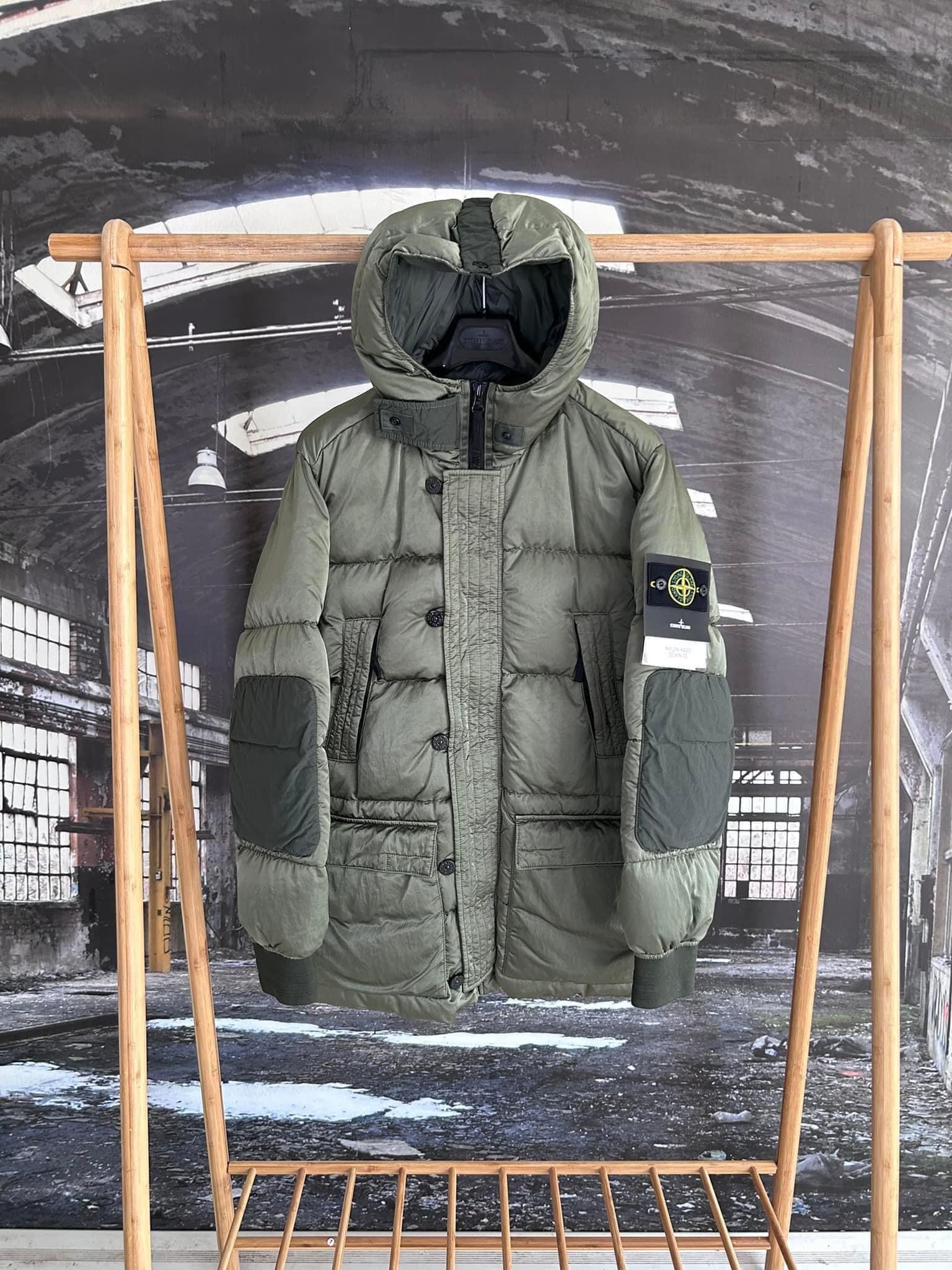 STONE ISLAND NYLON RASO DOWN-TC JACKET - X Clothing