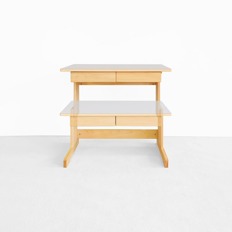 2本脚デスク 115｜家具と学習机(デスク)の専門店キシル