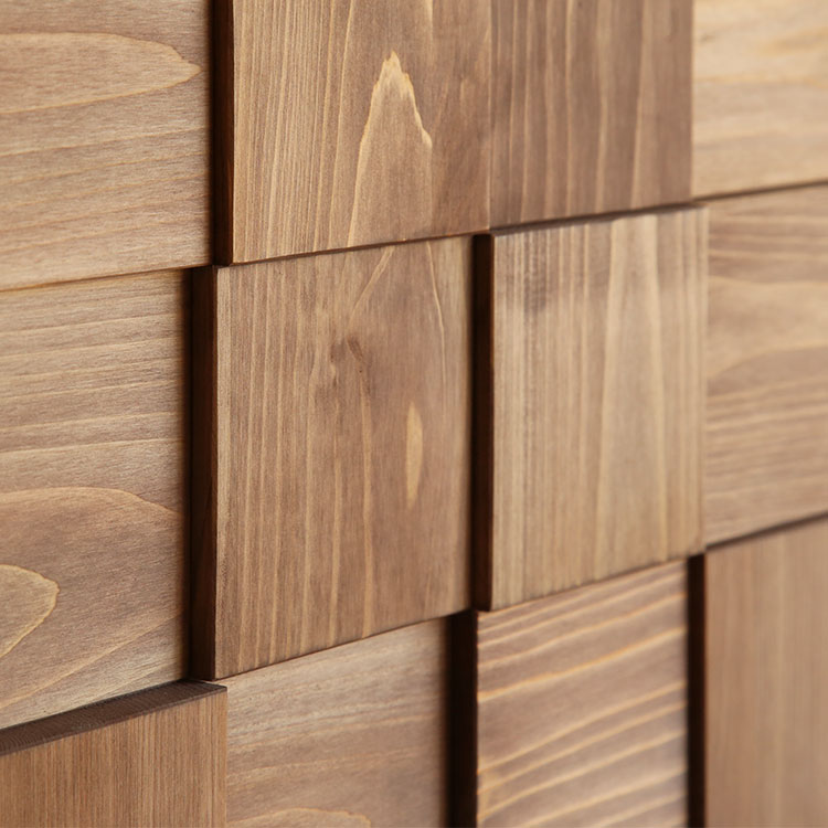 ウッドアートパネル 5×5 brown｜家具と木製時計・木製雑貨の専門店キシル