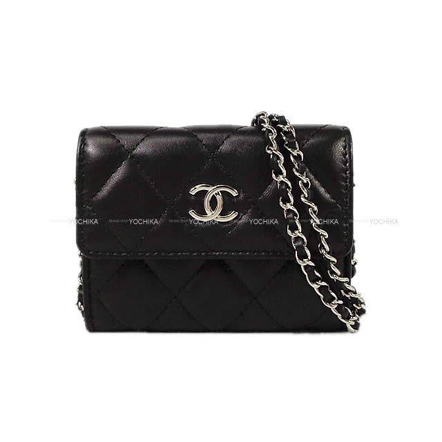 シャネル マトラッセ ココマーク インナーロゴ ミニ カードケース