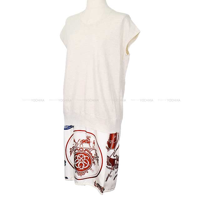 HERMES エルメス ワンピース レディース フレンチスリーブ