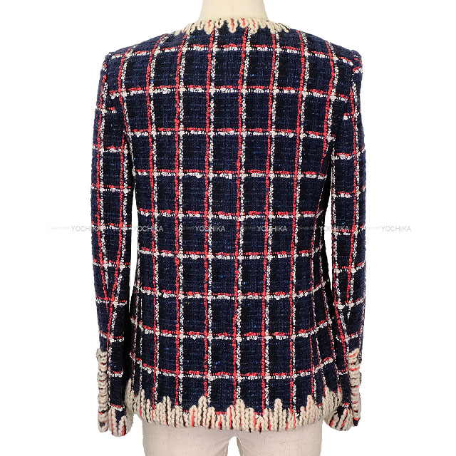 渋谷並木橋店】CHANEL シャネル ノーカラージャケット チェーン ココ