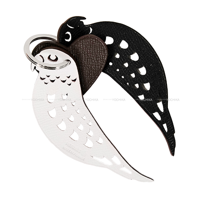 HERMES エルメス バッグチャーム キーリング プティアッシュ インコ