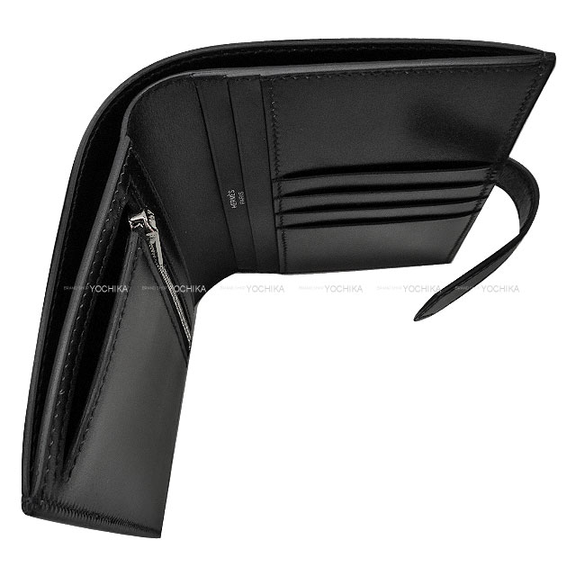 HERMES エルメス 二つ折り財布 ベアンコンパクト モノクローム ソー