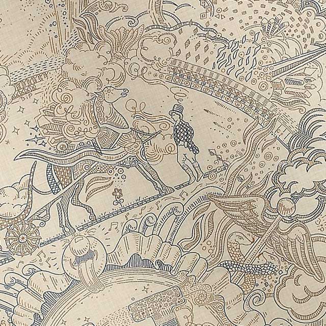 HERMES エルメス スカーフ カレH100 プリーズ ホールド ザ ライン