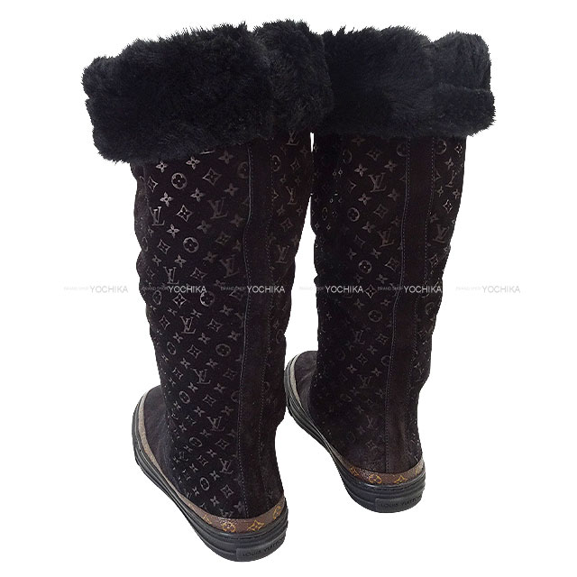 LOUIS VUITTON ルイ・ヴィトン ブーツ ロングブーツ モノグラム スノー