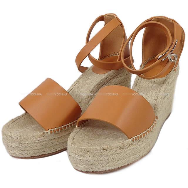 HERMES エルメス ティヴォリ ウェッジソールサンダル 36 HERMES