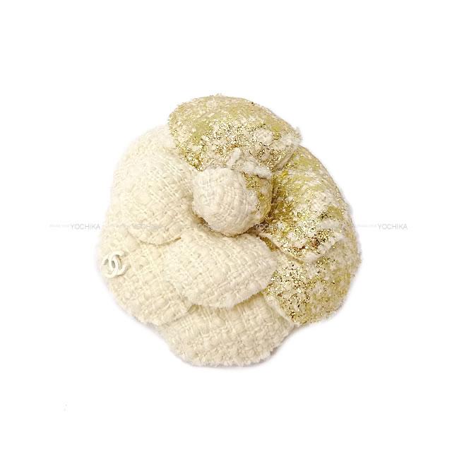 X78 CHANEL シャネル ココマーク カメリア コサージュ バイカラー X78