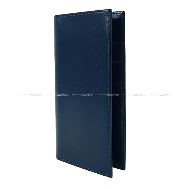 HERMES エルメス 札入れ MC2 フレミング ブルードプリュス ボックス