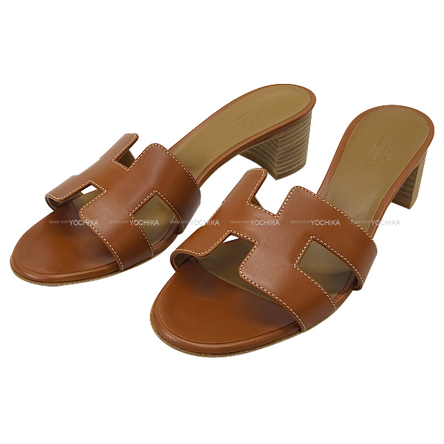 HERMES エルメス サンダル Hモチーフ オアジス (オアシス) ゴールド