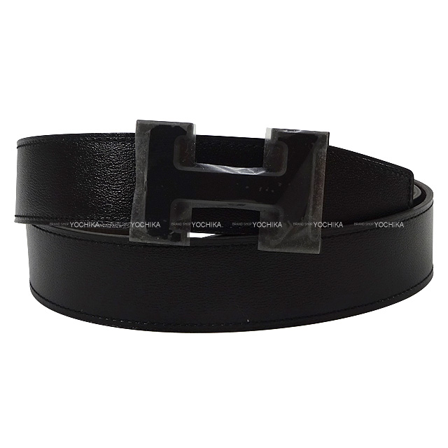 HERMES エルメス ベルト コンスタンス 32 リバーシブル 黒 (ブラック