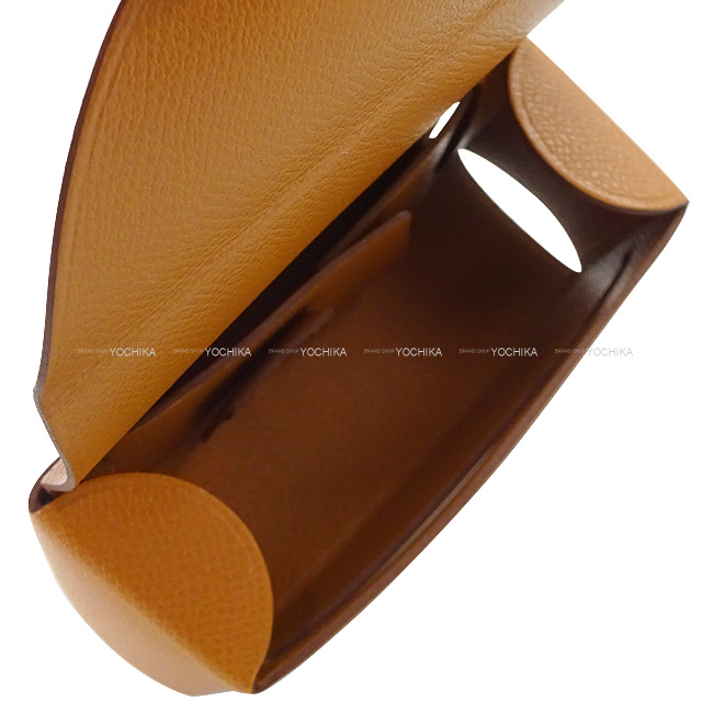 HERMES エルメス リップケース ミロワール ミラー付き ゴールド ヴォー